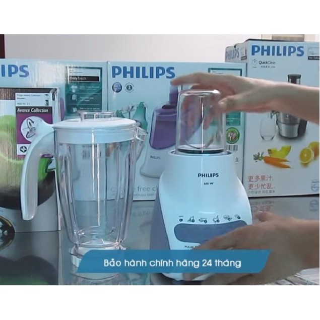  Máy xay sinh tố Philips HR2115 - Bảo hành 24 tháng - Hãng phân phối chính thức