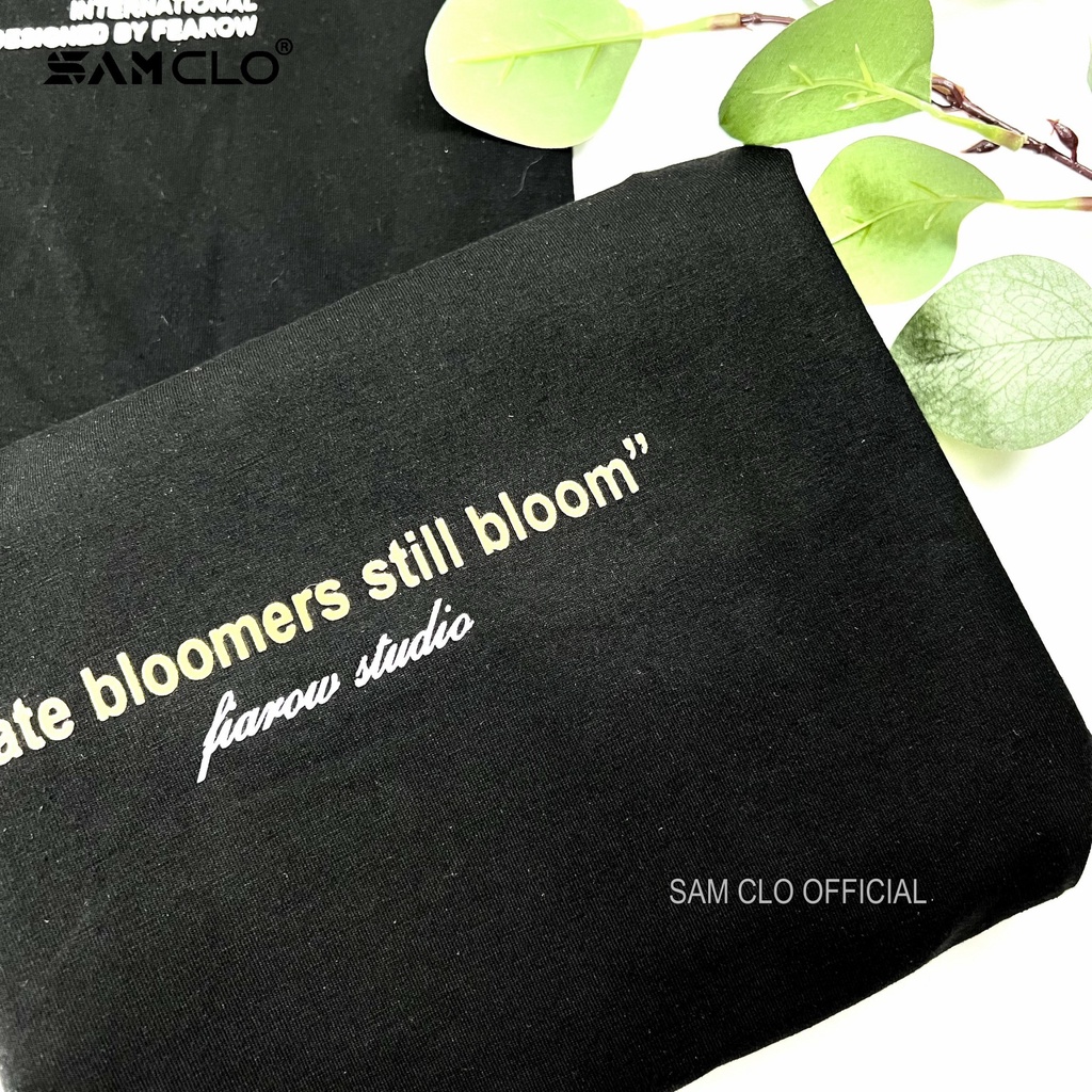 Áo thun nam nữ tay lỡ SAM CLO form rộng Unisex, mặc cặp, nhóm fearow SUNFLOWER TEE- 80% COTTON