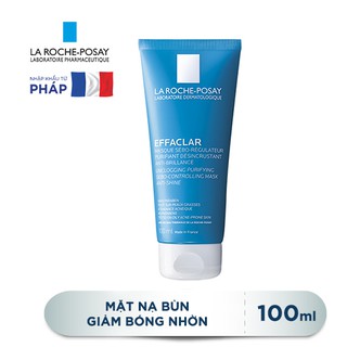 Mặt nạ bùn làm sạch sâu, giảm mụn & giảm bóng nhờn La Roche-Posay Effaclar Sebo-Controlling Mask (100ml)