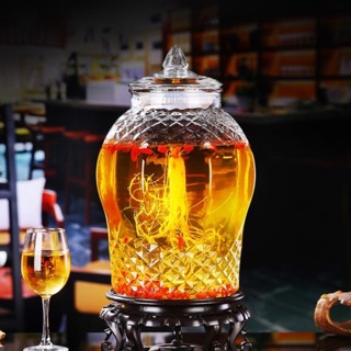 Bình Ngâm Rượu Thuỷ Tinh Không Vòi 3L/6L/8L/10L/15L/20L/25L
