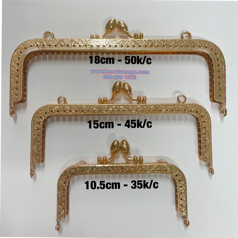 PK túi: Khung vuông 15cm/18cm