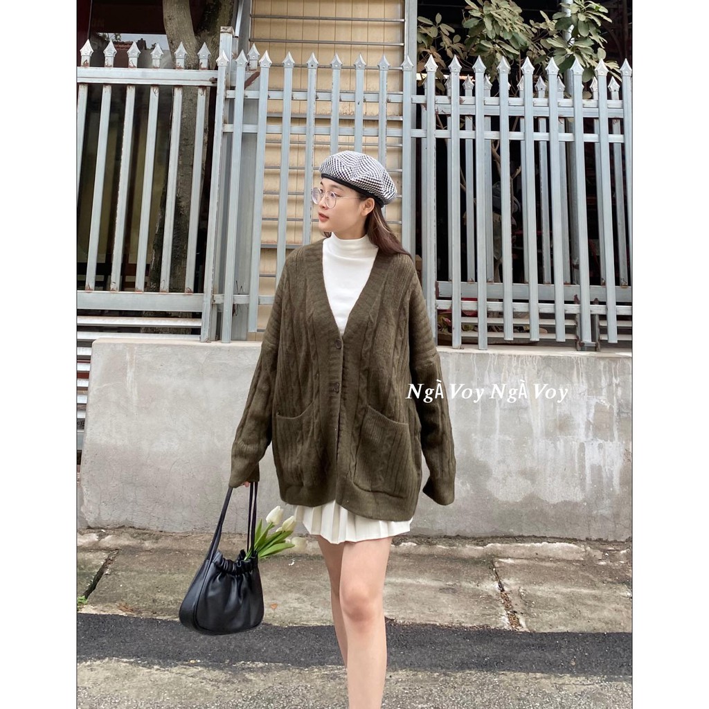 ÁO KHOÁC CADIGAN LEN SIÊU ẤM | BigBuy360 - bigbuy360.vn