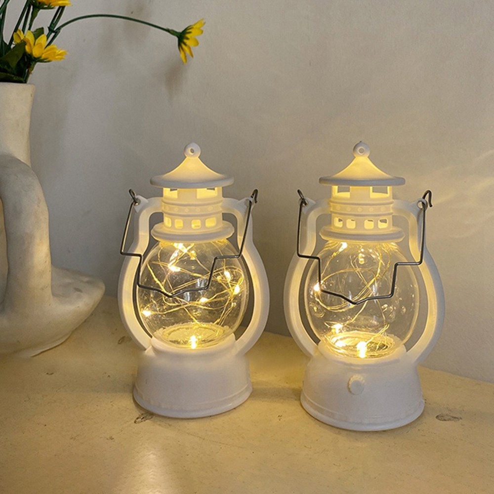 Đèn LED Trang Trí Để Bàn Hình Cây Nến Phong Cách Retro