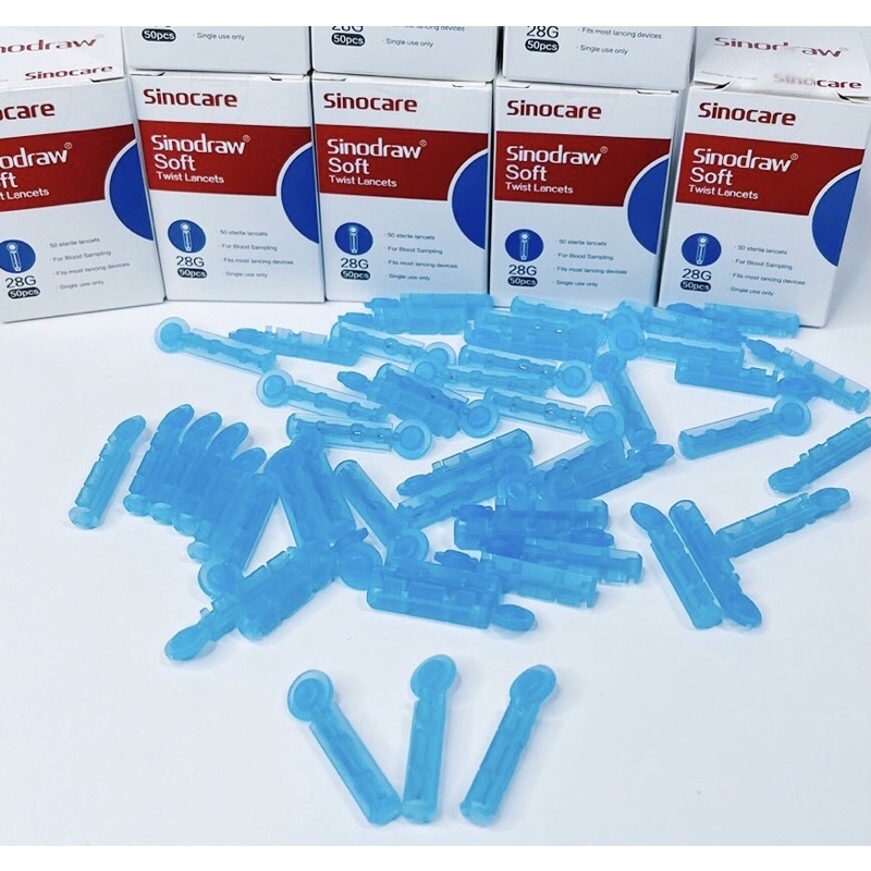 5 hộp kim chích máu cho máy thử đường huyết