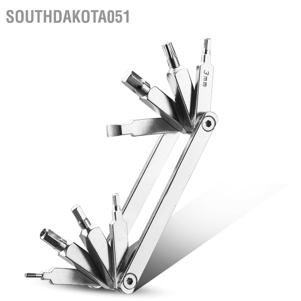Southdakota051 Bộ dụng cụ sửa chữa lốp xe đạp leo núi đa chức năng tẩy xích kết hợp di động