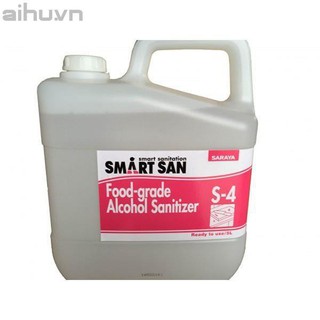 Cồn sát khuẩn, Cồn thực phẩm Smart San Food Grade Alcohol Sanitizer S-4 can 5kg