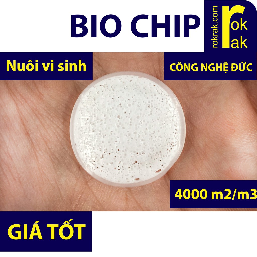 Vật liệu lọc BioChip 100g (Bio chip) Lọc hồ cá tương tự Kaldnes