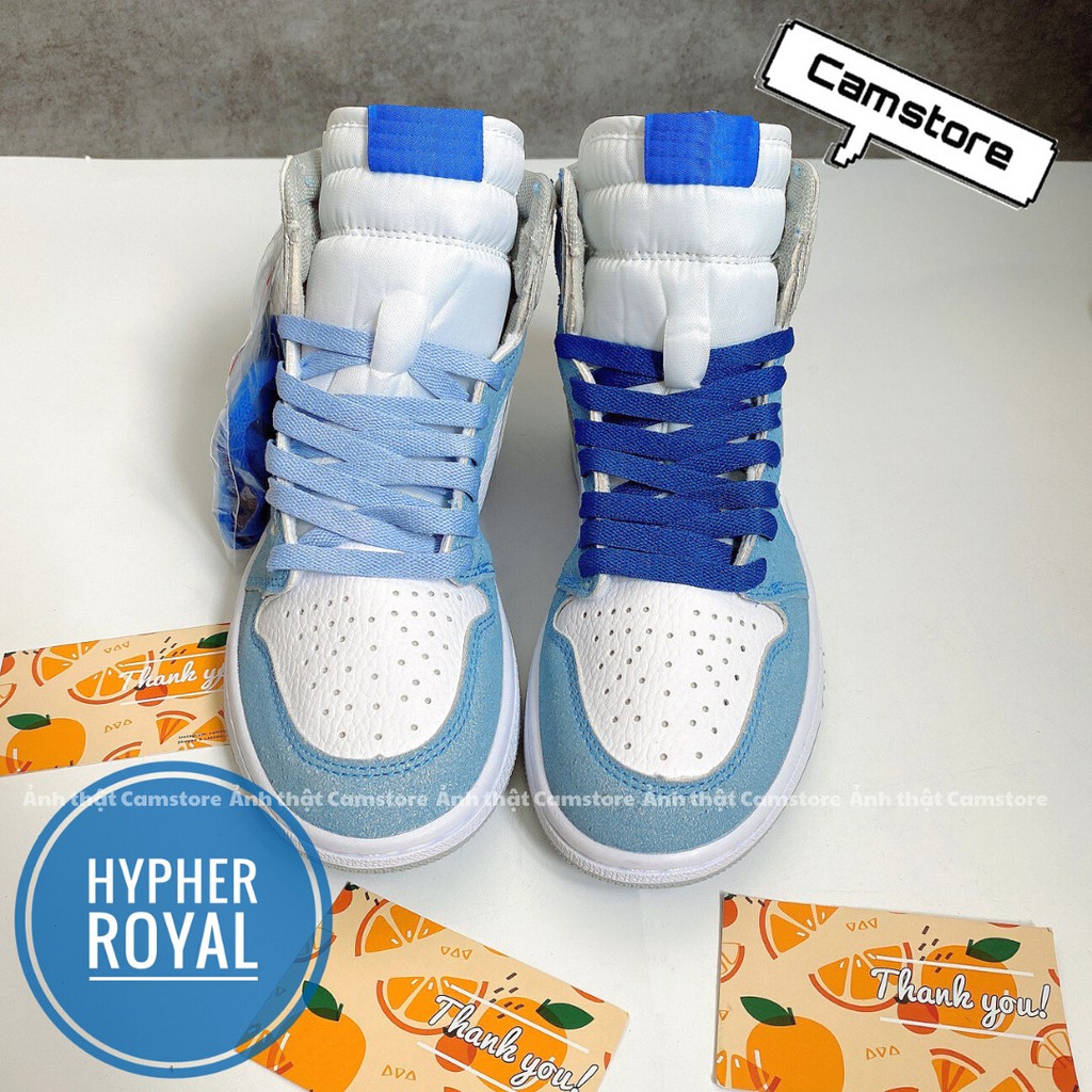 GIÀY SNEAKER NAM NỮ CỔ CAO DA LỘN BLUE CAMSTORE HOTTREND