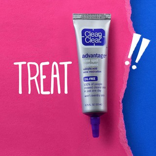 Gel giảm mụn siêu tốc Clean & Clear Advantage Acne Spot Treatment 22ml