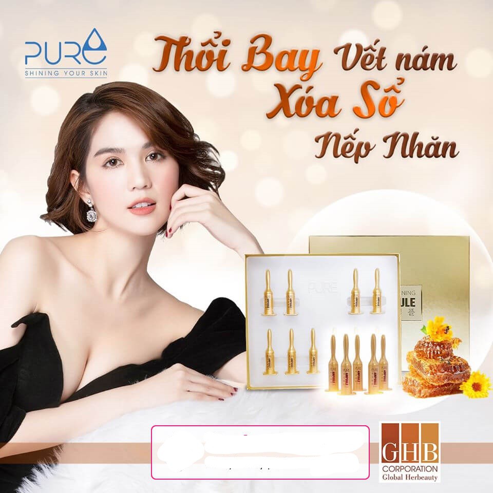 Tinh chất keo ong Ampoule Pure Hàn Quốc-10 ống