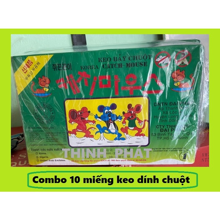 Combo 10 Miếng Keo Dính Chuột Siêu Dính