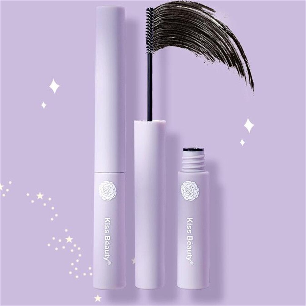 Mascara Chuốt Mi Cong Dài Dày Kiss Beauty Trang Điểm Tự Nhiên Siêu Mịn Chống Nước Không Nhòe