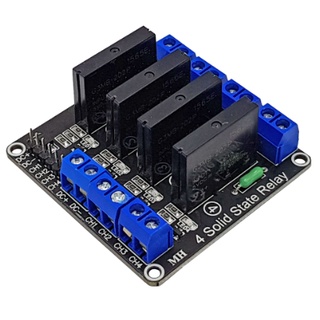 Mạch 4 relay ssr 5vdc 2a kích mức thấp Solid State Relay
