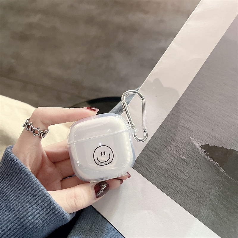 Vỏ Bảo Vệ Hộp Sạc Tai Nghe Baseus Bowie E3 Mềm Hình Mặt Cười Và Snoopy Dễ Thương Chất Lượng Cao