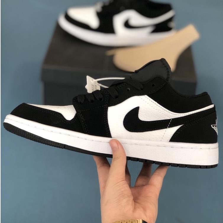 🐉🐉🐉FREE SHIP🐉🐉🐉 [Bản Da thật] Giày Sneaker Jd 1 Low "Panda" black white thấp cổ chất lượng nguyên bản MSN3127 | BigBuy360 - bigbuy360.vn