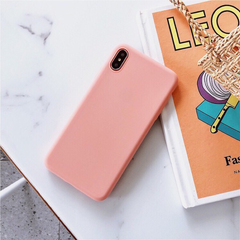 [ RẺ VÔ ĐỊCH ] Ốp Lưng iPhone TPU trơn dẻo 12 màu -Ốp Iphone