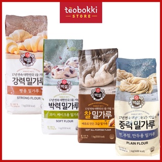 Bột mì Hàn Quốc Beksul 1kg nhập khẩu làm bánh, mì sợi
