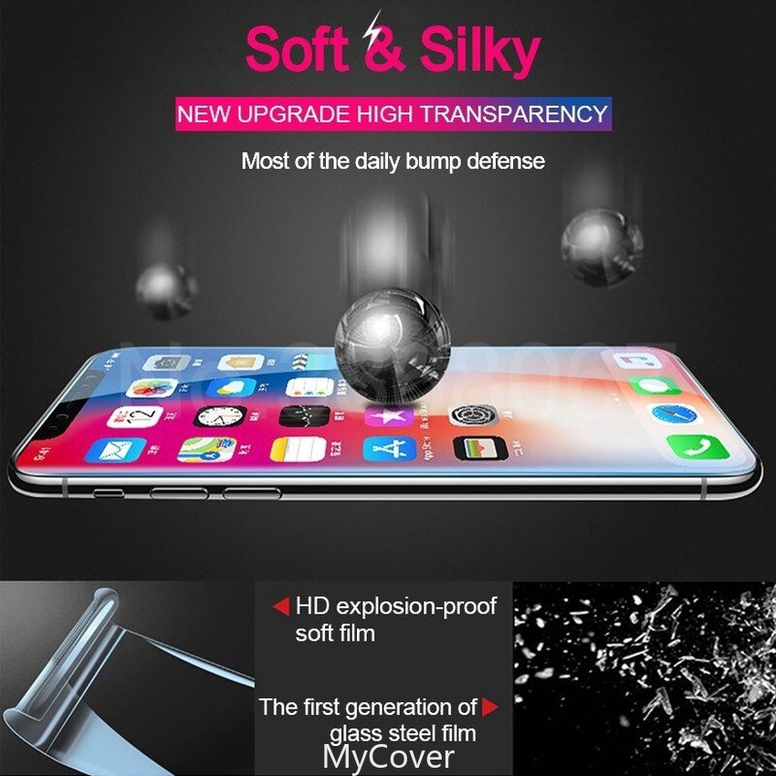 Samsung S20 ultra plus s10 lite S6 S7 Edge S8 S9 Plus Note 20 ultra 10 lite 9 8 5 Pro Lớp phim hydrogel mềm bảo vệ màn h