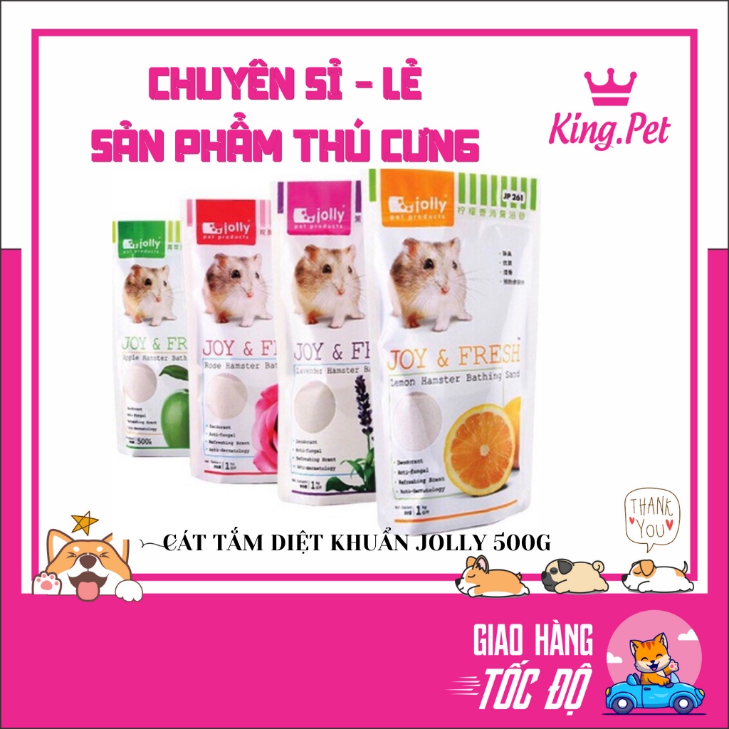 Cát Tắm Khử Mùi Jolly chuột Hamster - Hàng chính hãng