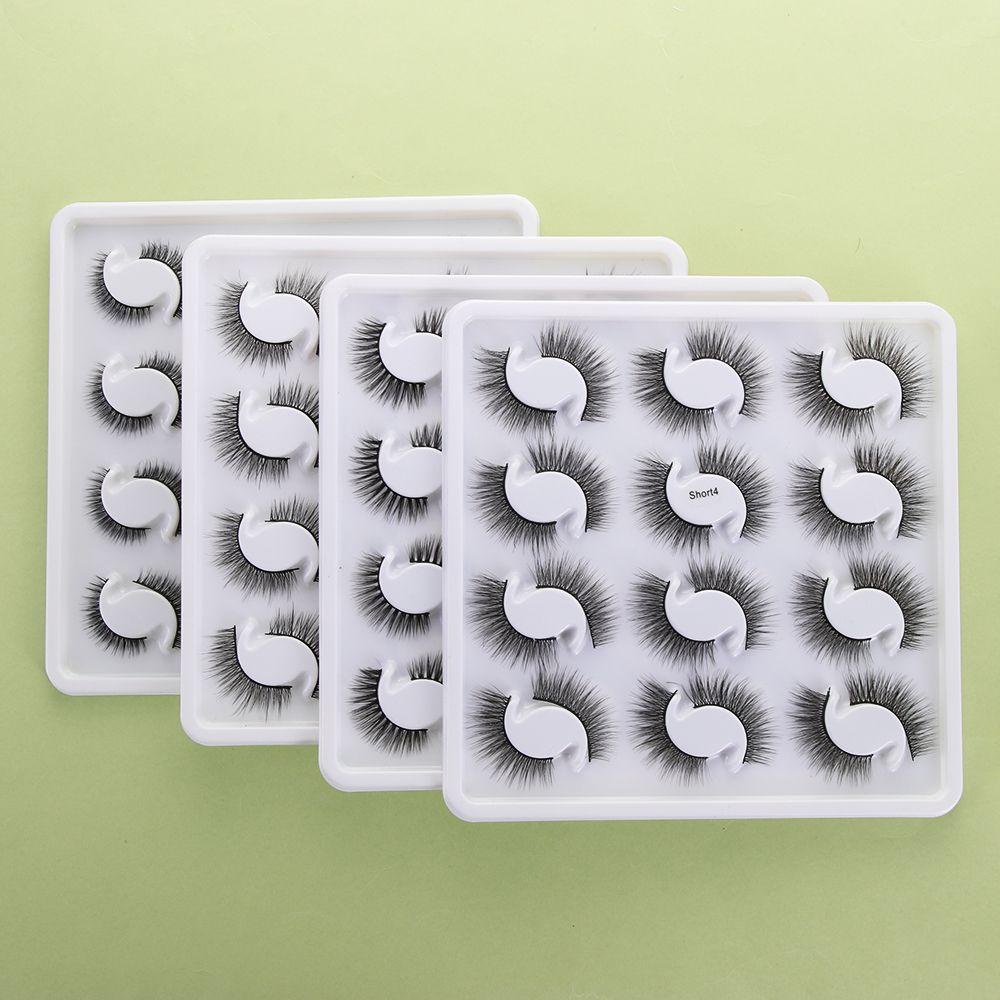 Bộ 12 Cặp Lông Mi Giả Dài Tự Nhiên Handmade Chất Lượng Cao