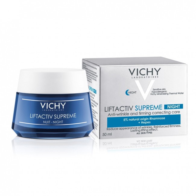 Vichy - Kem Dưỡng Giúp Ngăn Ngừa Các Dấu Hiệu Lão Hóa Và Làm Săn Chắc Da Ban Đêm/Ngày Liftactiv Supreme 50Ml