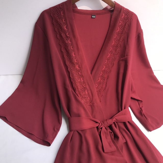 Áo choàng ngủ pijama kimono vnxk chuẩn