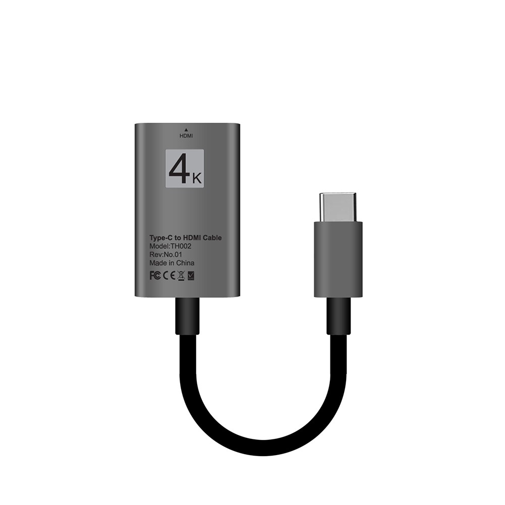 Dây Cáp Chuyển Đổi Usb 3.1 Type-c Sang Hdmi 4kx2k Uhd Hdtv Cho Samsung Galaxy Macbook