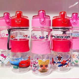 Bình nước hoạt hình có/không ống hút cho bé 350 / 400 / 600ml