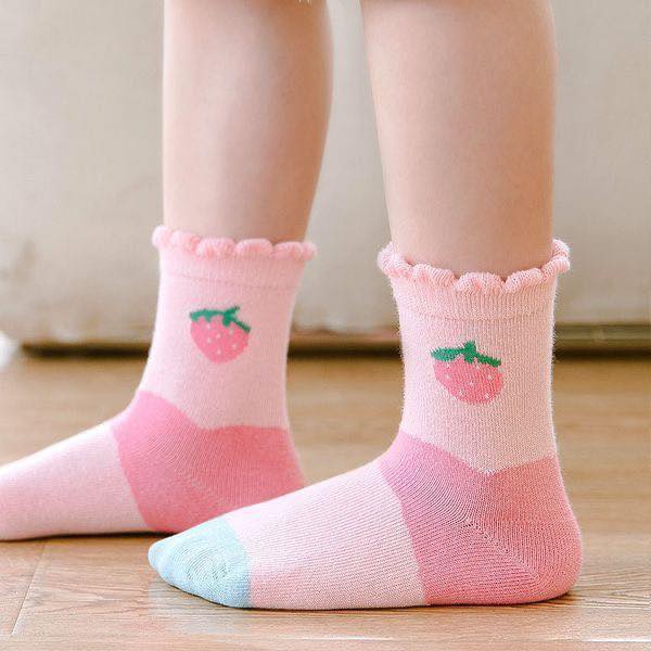 Set 5 Đôi Tất Họa Tiết Cho Bé Trai, Bé Gái Cotton Co Giãn 8433 (Mẫu Giao Ngẫu Nhiên) - Jumping Beans Official Store