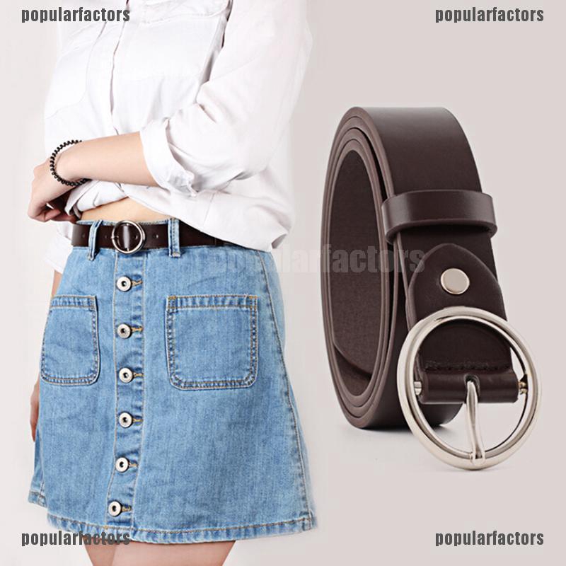 Thắt Lưng Da Khóa Kim Loại Phong Cách boho Cổ Điển Thời Trang Cho Nữ