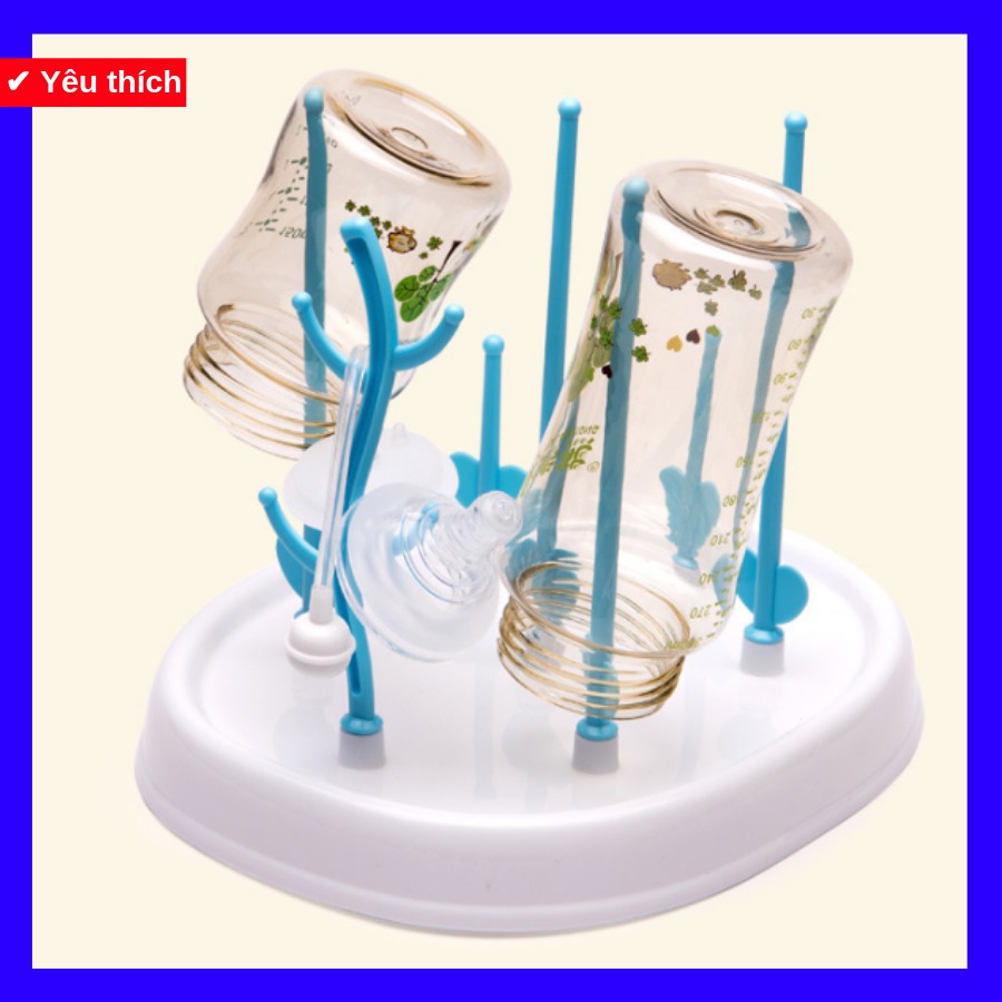 Khay úp bình sữa, núm ty, đồ dùng cho bé