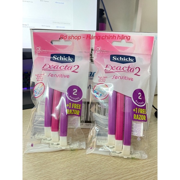 Dao cạo dành cho nữ Schick exacta 2