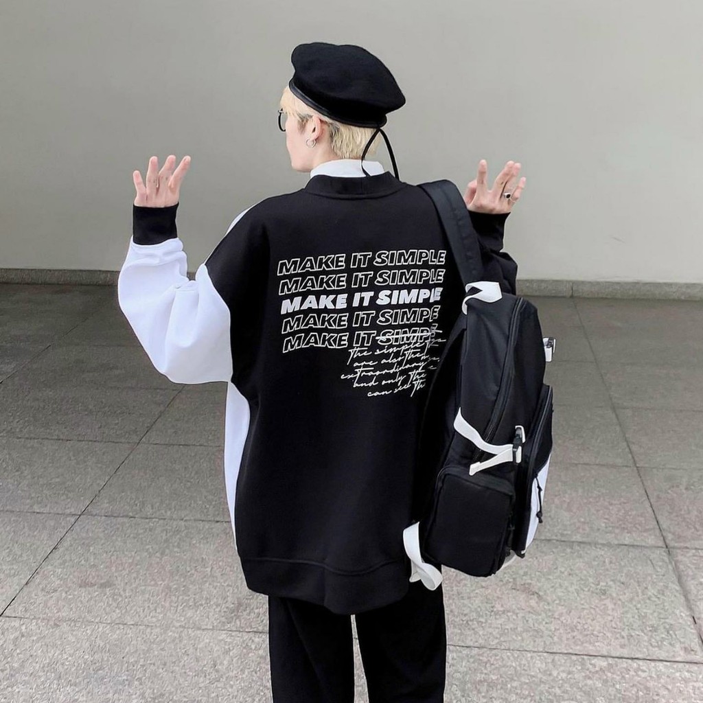 Áo khoác nỉ Cardigan TMC form rộng Ulzzang Unisex Áo nỉ nữ Cardigan bomber jacket AKN29 Guvia Unisex | BigBuy360 - bigbuy360.vn