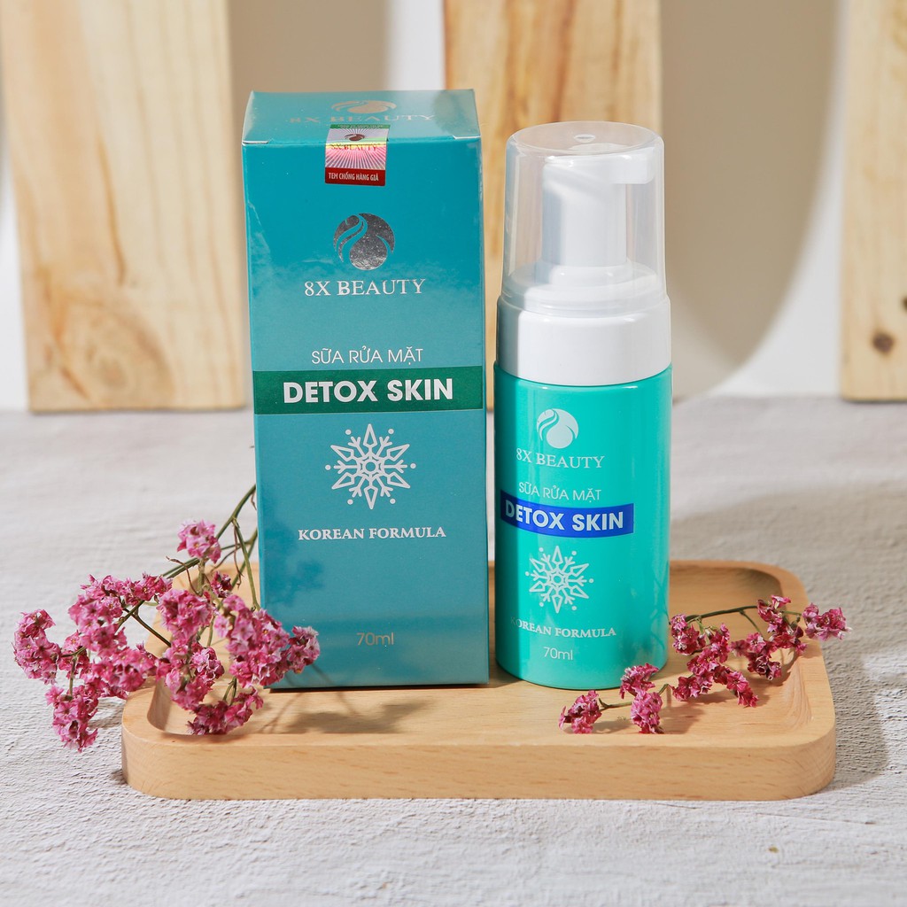Sữa rửa mặt thải độc detox skin 8x beauty