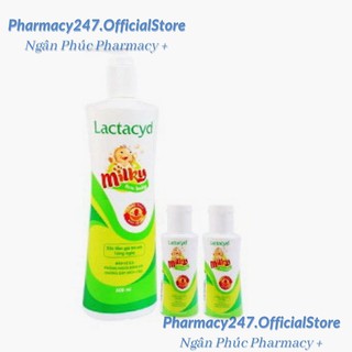 Sữa tắm gội trẻ em Lactacyd milky 500ml,Lactacyd BB 600ml