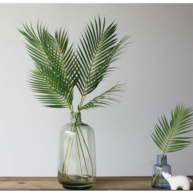 LÁ CÂY giả decor nhiều loại như thật- Lá bọ rùa, bạch đàn, lá dừa, lavender, thảm trang trí lót bàn ăn