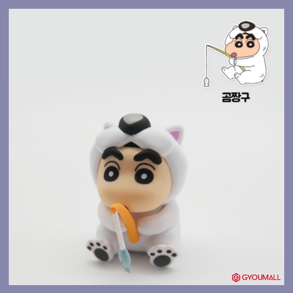 Set 4 mô hình nhân vật hoạt hình dễ thương