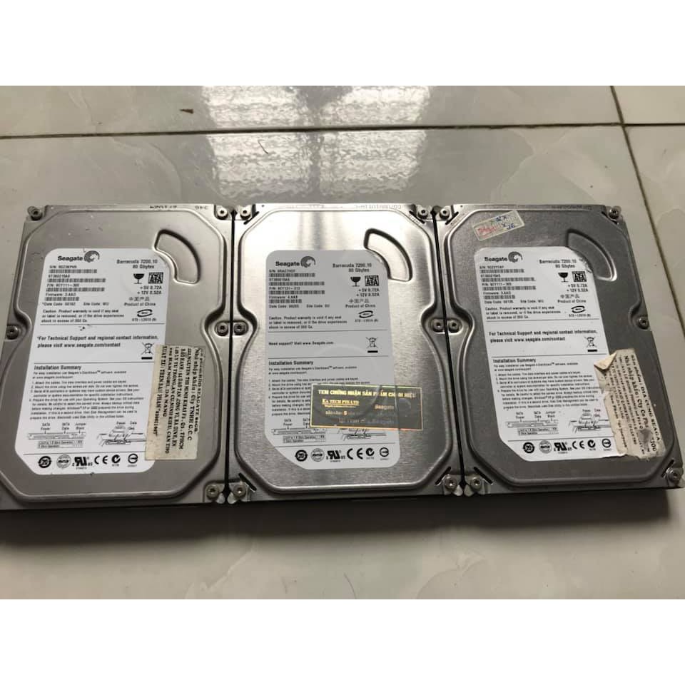 HDD / Ổ cứng máy tính 80GB Seagate (3.5 inch)