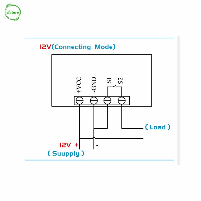 Bộ Điều Khiển Nhiệt Độ Có Màn Hình Led Cảm Ứng Cf W3230 Dc 12v 24v 110v-220v Ac