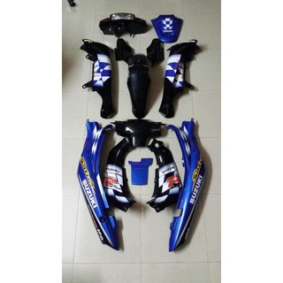 Dàn áo satria 2000 full bộ đã bao gồm nhựa nhám và nhựa màu trên xe