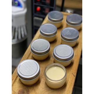 Hũ thủy tinh miệng rộng 100ml/Hũ tròn nắp nhôm đựng thực phẩm, làm caramen