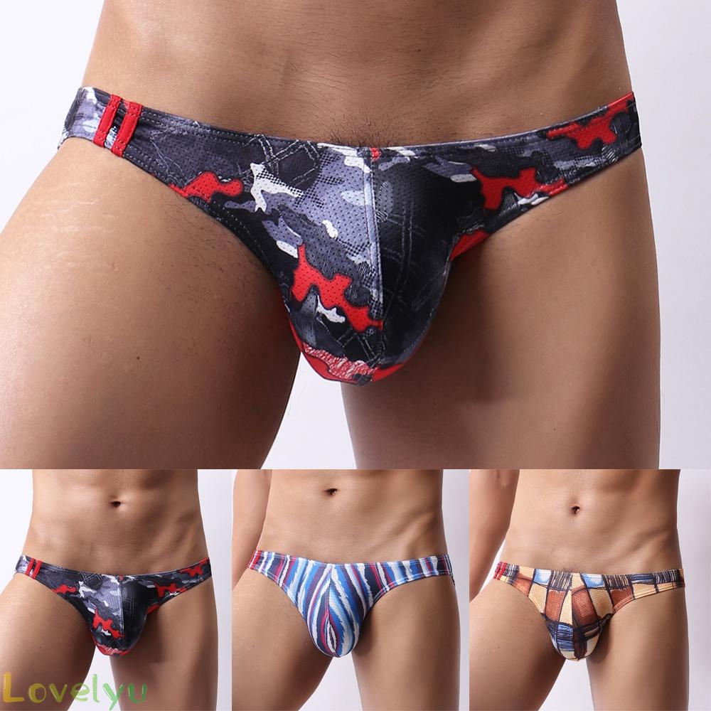 【LOVELYU】Underwear Swimwear Ultra-thin Underpants Bikini Breathable Bulge Pouch【Good Quality】