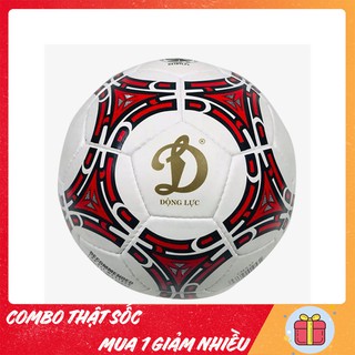 Bóng Động Lực hoa số 5 dòng CM - Quả bóng đá chính hãng giá rẻ, có kèm kim bơm và lưới