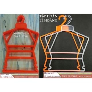 Móc Bộ Trẻ Em 60C To và 60C Bé TREO QUẦN ÁO SHOP