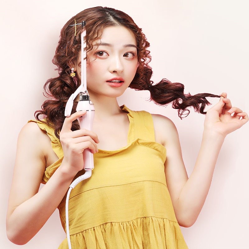 Máy uốn tóc xoăn lọn cao cấp Hàn Quốc SYB-D25 4 mức chỉnh nhiệt chuẩn salon tóc