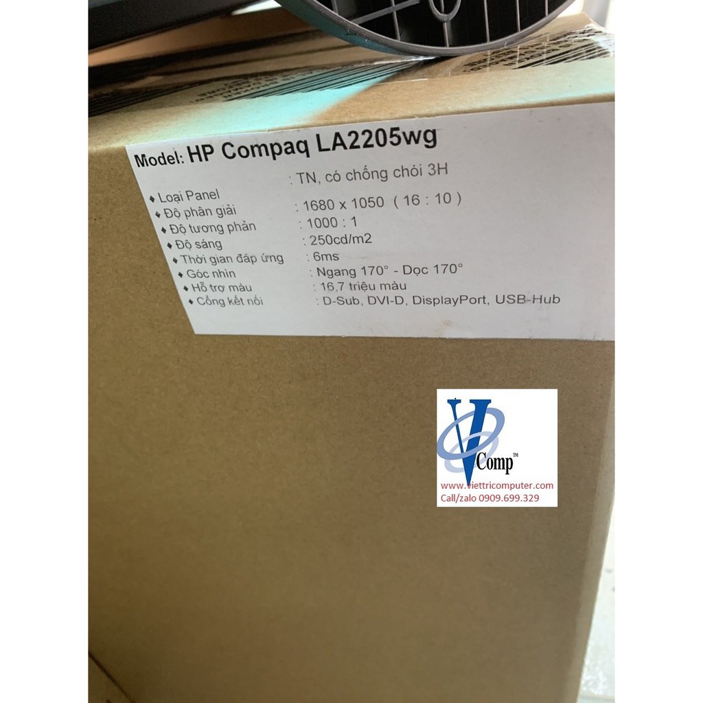 Màn hình HP LA2205wg Black 22 in 5ms Widescreen, hàng Mỹ về, full thùng xốp, BH 1 năm. Tặng dây nguồn và cáp | BigBuy360 - bigbuy360.vn