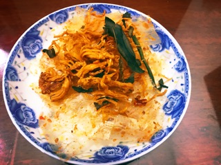 Bánh tráng sate / sate bò