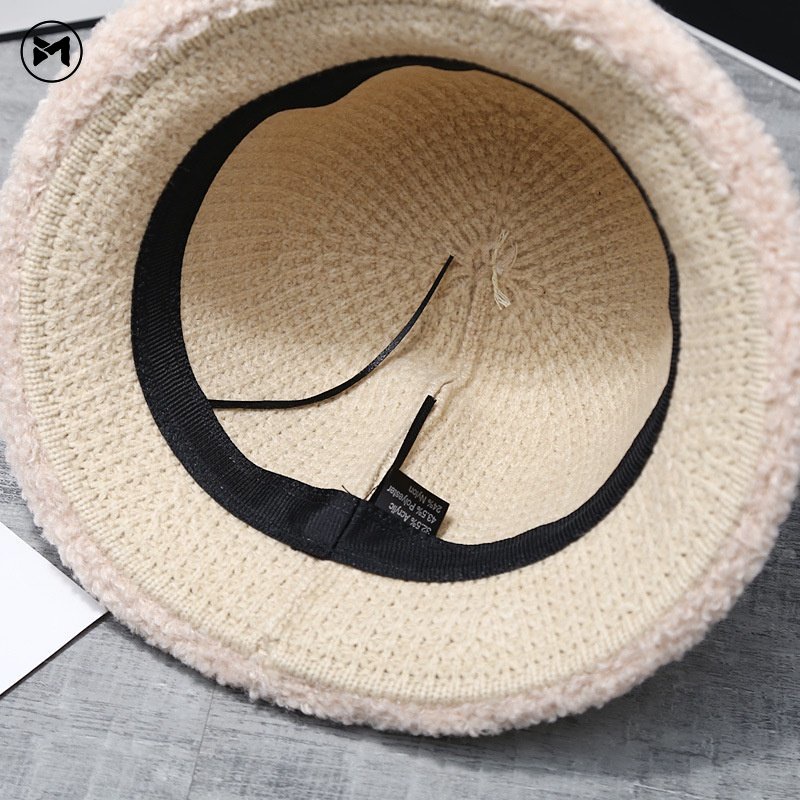 Mũ Tai Bèo Dệt Kim Kẻ Sọc Ca Rô Đính Logo Tam Giác Ba Chiều Chất Lượng Tốt Mẫu Mới 2022 Dành Cho Bạn Nữ