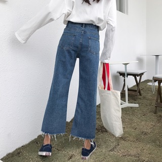 Quần jeans ống loe order