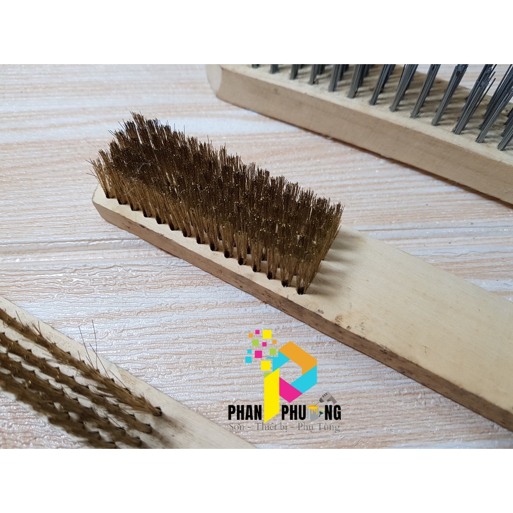 BÀN CHẢI ĐÁNH RỈ, CHẢI CHÀ SÉT, BÀN CHẢI CÁN DÀI LOẠI KẼM, ĐỒNG